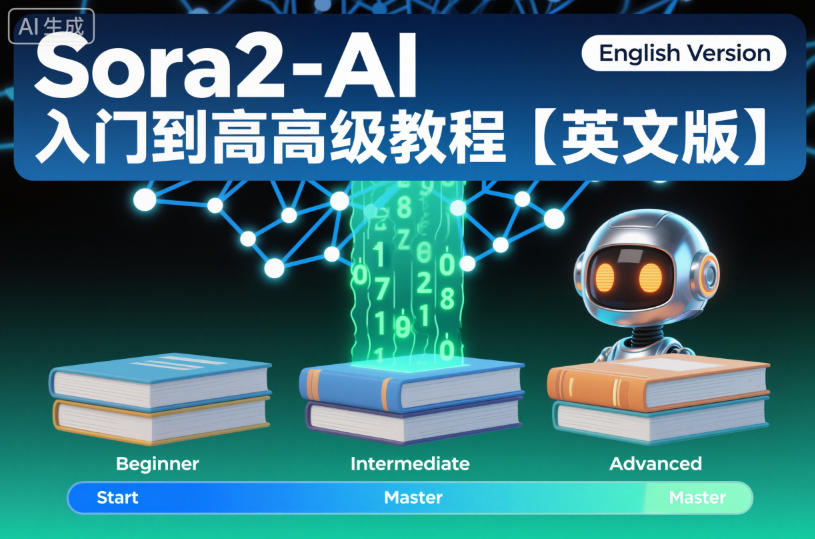 Sora2-AI入门到高级教程【英文版】-轻资本网