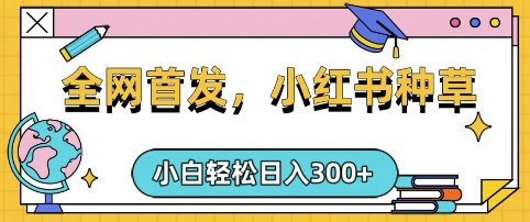 小红书种草，手机项目，日入3张，复制黏贴即可，可矩阵操作，动手不动脑【揭秘】-轻资本网