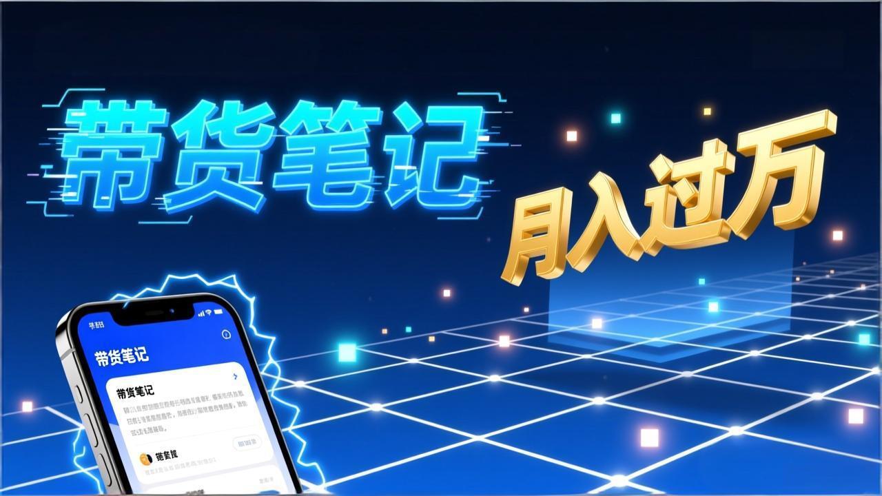 小红书爆款笔记带货实战：拆解封面标题正文全要素，手把手教你单篇笔记带货月入过万-轻资本网