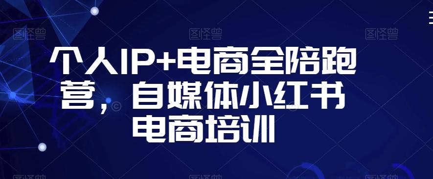 个人IP+电商全陪跑营，自媒体小红书电商培训-轻资本网