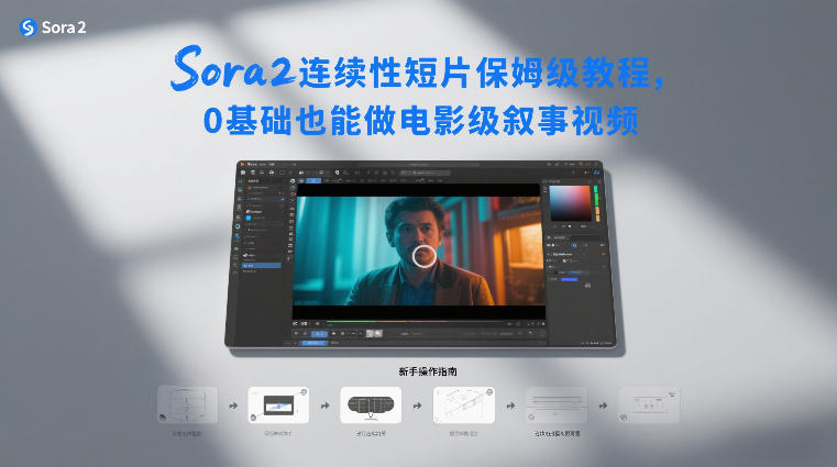 Sora2连续性短片保姆级教程，0基础也能做电影级叙事视频-轻资本网