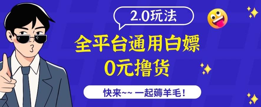 外面收费2980的全平台通用白嫖撸货项目2.0玩法【仅揭秘】-轻资本网