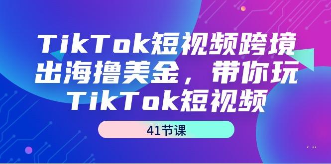 TikTok短视频跨境出海撸美金，带你玩TikTok短视频(41节课)-轻资本网