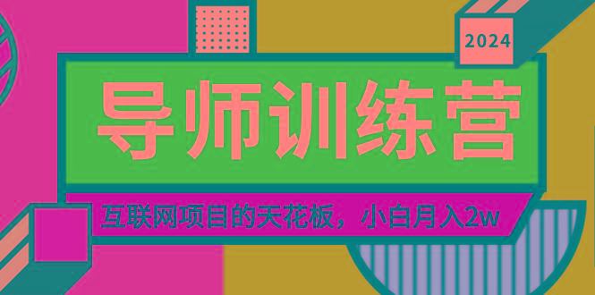 《导师训练营》精准粉丝引流的天花板，小白月入2w-轻资本网