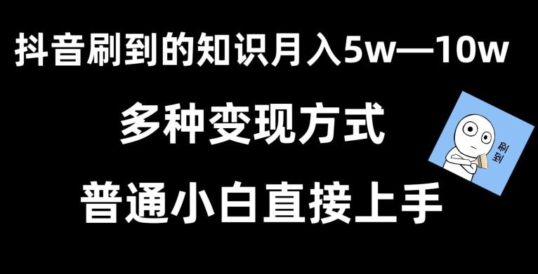 抖音刷到的知识，每天只需2小时，日入2000+，暴力变现，普通小白直接上手【揭秘】-轻资本网