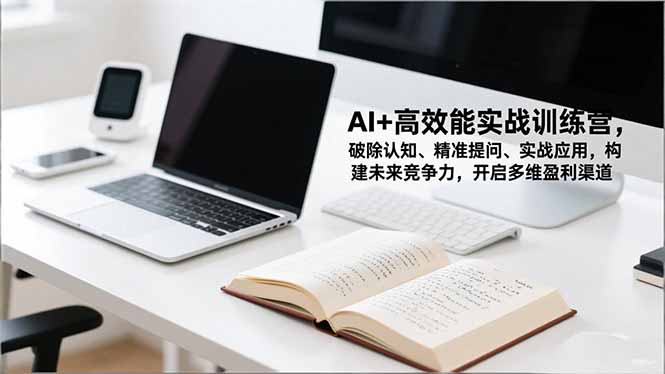 AI+高效能实战训练营，破除认知、精准提问、实战应用，构建未来竞争力，开启多维盈利渠道-轻资本网