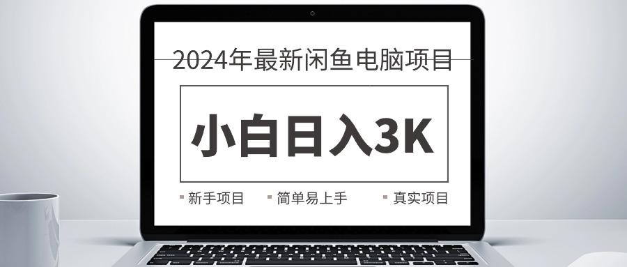 2024最新闲鱼卖电脑项目，新手小白日入3K+，最真实的项目教学-轻资本网