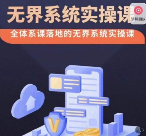 老衲·无界系统实操课，全体系落地无界改版后选择、出价、高投产做付费引流-轻资本网