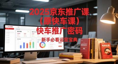 2025京东推广课(原快车课)解锁京东快车推广密码，新手必看运营宝典-轻资本网
