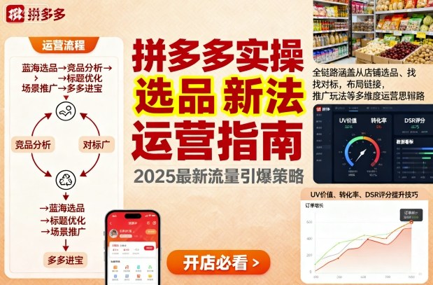 王校长9月12拼多多实操新玩法，全链路涵盖从店铺选品、找对标，布局链接，推广玩法等多维度运营思路(更新)-轻资本网