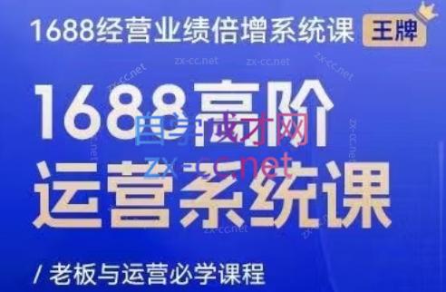 林一电商圈子·1688高阶运营系统课-轻资本网