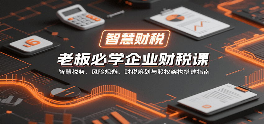 老板必学企业财税课：智慧税务、风险规避、财税筹划与股权架构搭建指南-轻资本网