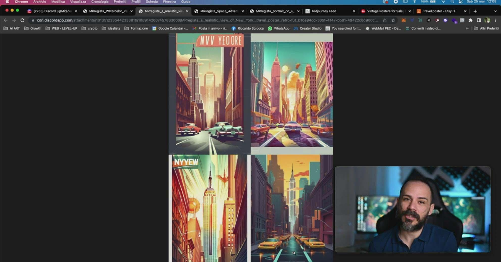 图片[10]-Midjourney AI人工智能创建和销售令人惊叹的海报教程-10节课-中英字幕-轻资本网
