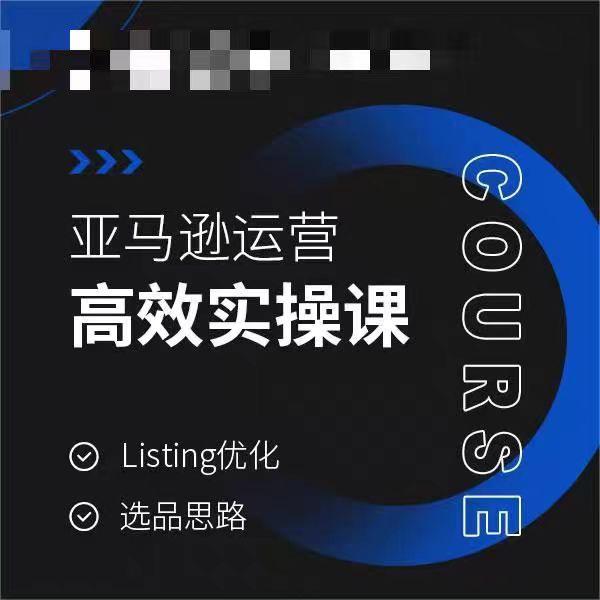 亚马逊运营高效实操课，Listing优化，选品思路-轻资本网