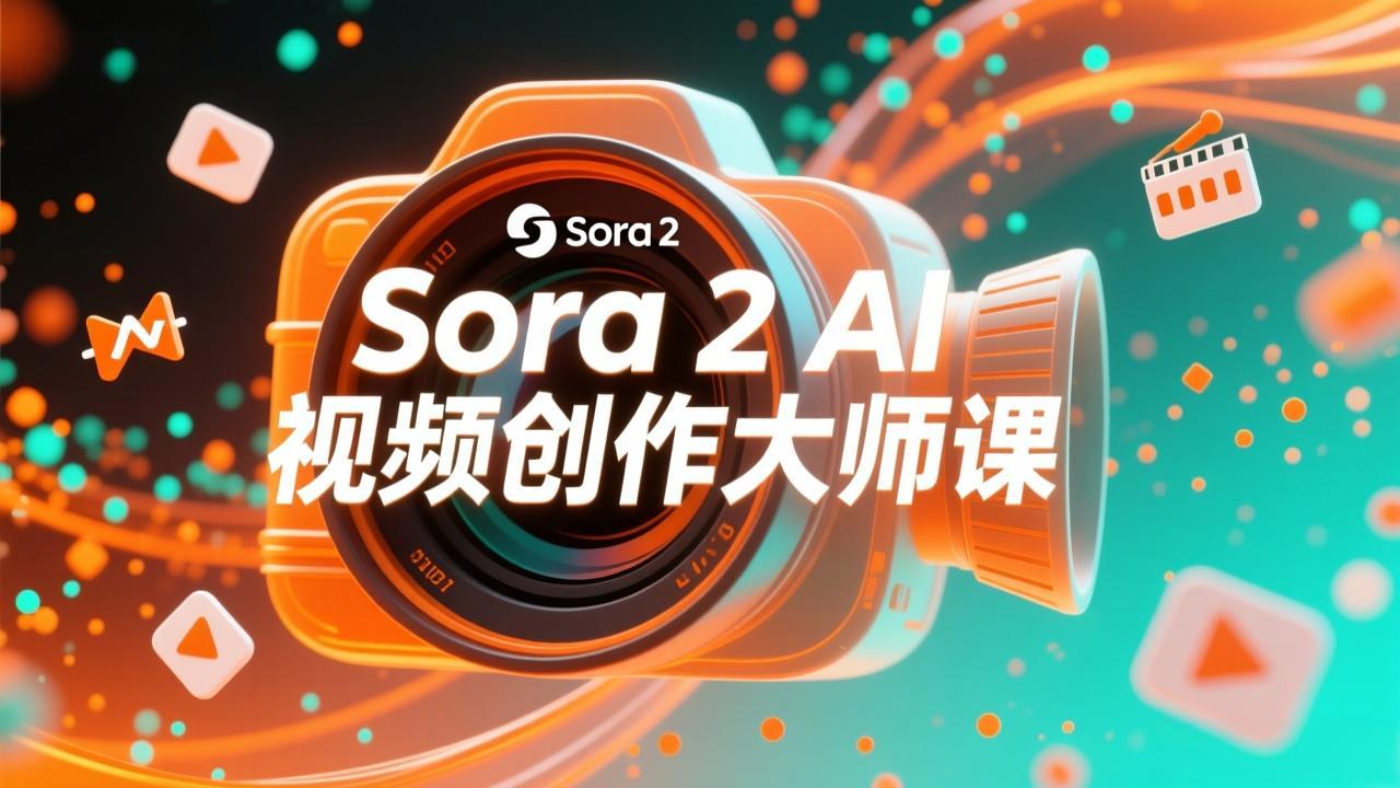 如何利用Sora 2创建流行AI人工智能视频大师班教程：掌握创作全流程，产出百万播放内容-轻资本网