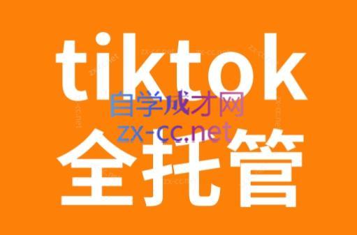 TikTok跨境电商全托管运营模式精品课-轻资本网
