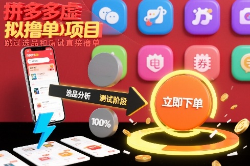 拼多多虚拟撸单项目，跳过选品和测试直接撸单-轻资本网