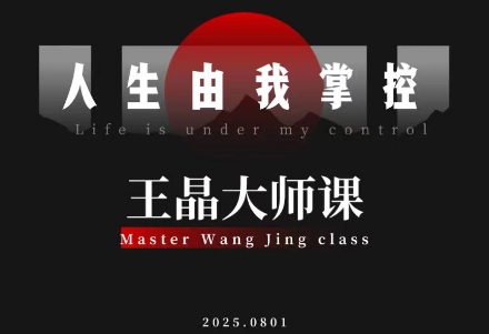 王晶大师课：流量破局-人生由我掌控-轻资本网