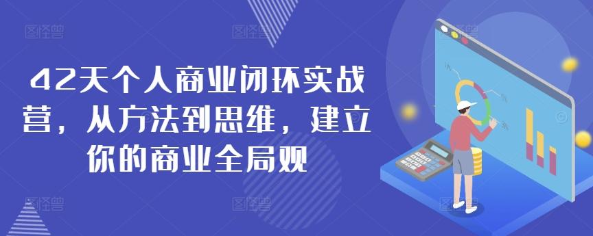 42天个人商业闭环实战营，从方法到思维，建立你的商业全局观-轻资本网