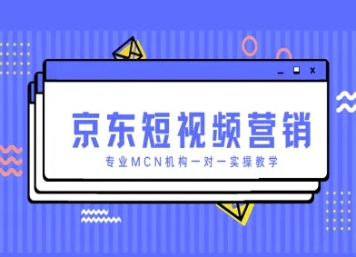 京东短视频营销项目，专业MCN机构一对一实操教学-轻资本网