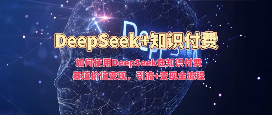 如何使用DeepSeek在知识付费赛道价值变现，引流+变现全流程-轻资本网