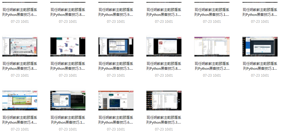 Python黑客技巧课程-轻资本网