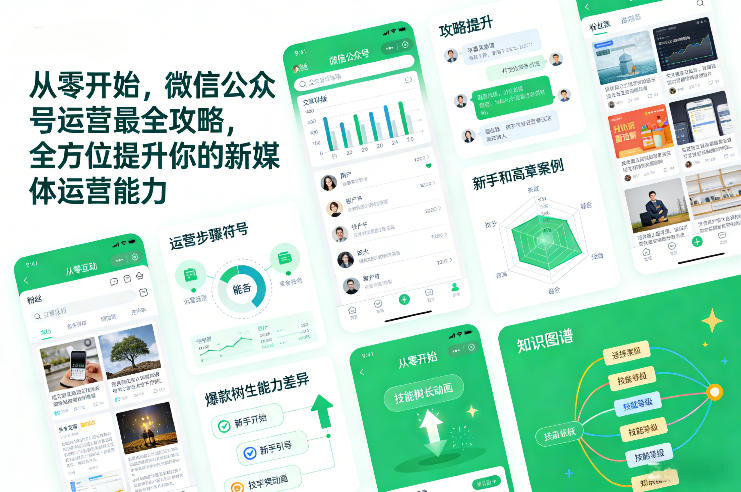 从零开始，微信公众号运营最全攻略，全方位提升你的新媒体运营能力-轻资本网