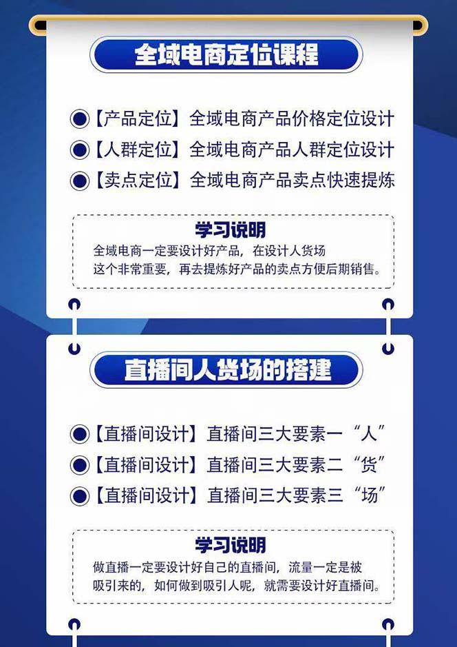 图片[2]-全域电商-粗暴玩法课：10亿销售经验干货分享！定位/免费起号/千川投流-轻资本网