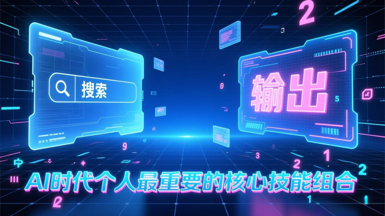 付费文章：AI时代个人最重要的核心技能组合：“输出能力”和“搜索能力”-轻资本网