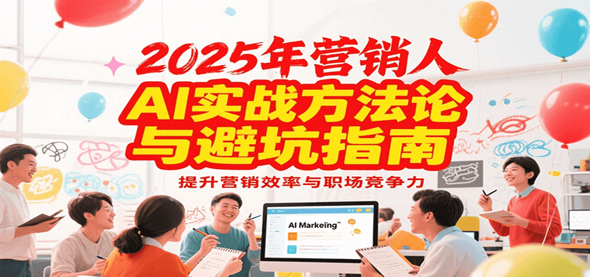 2025年营销实战方法论与避坑指南，利用AI提升营销效率与职场竞争力-轻资本网