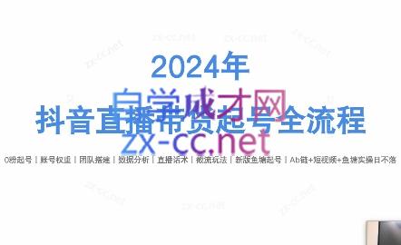 六六老师·2024年抖音直播带货起号全攻略-轻资本网