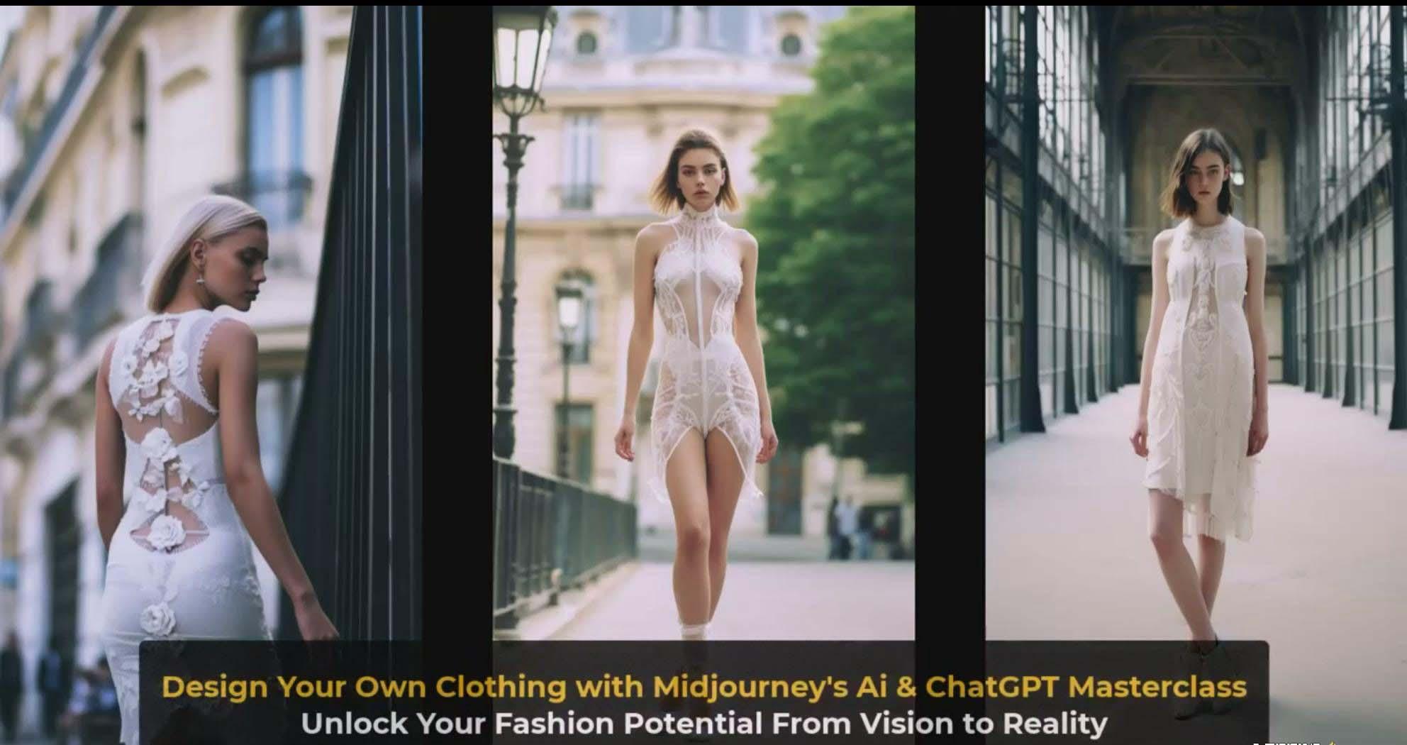 图片[4]-利用 Midjourneys Ai 人工智能设计自己的服装AI大师班-10节课-中英字幕-轻资本网