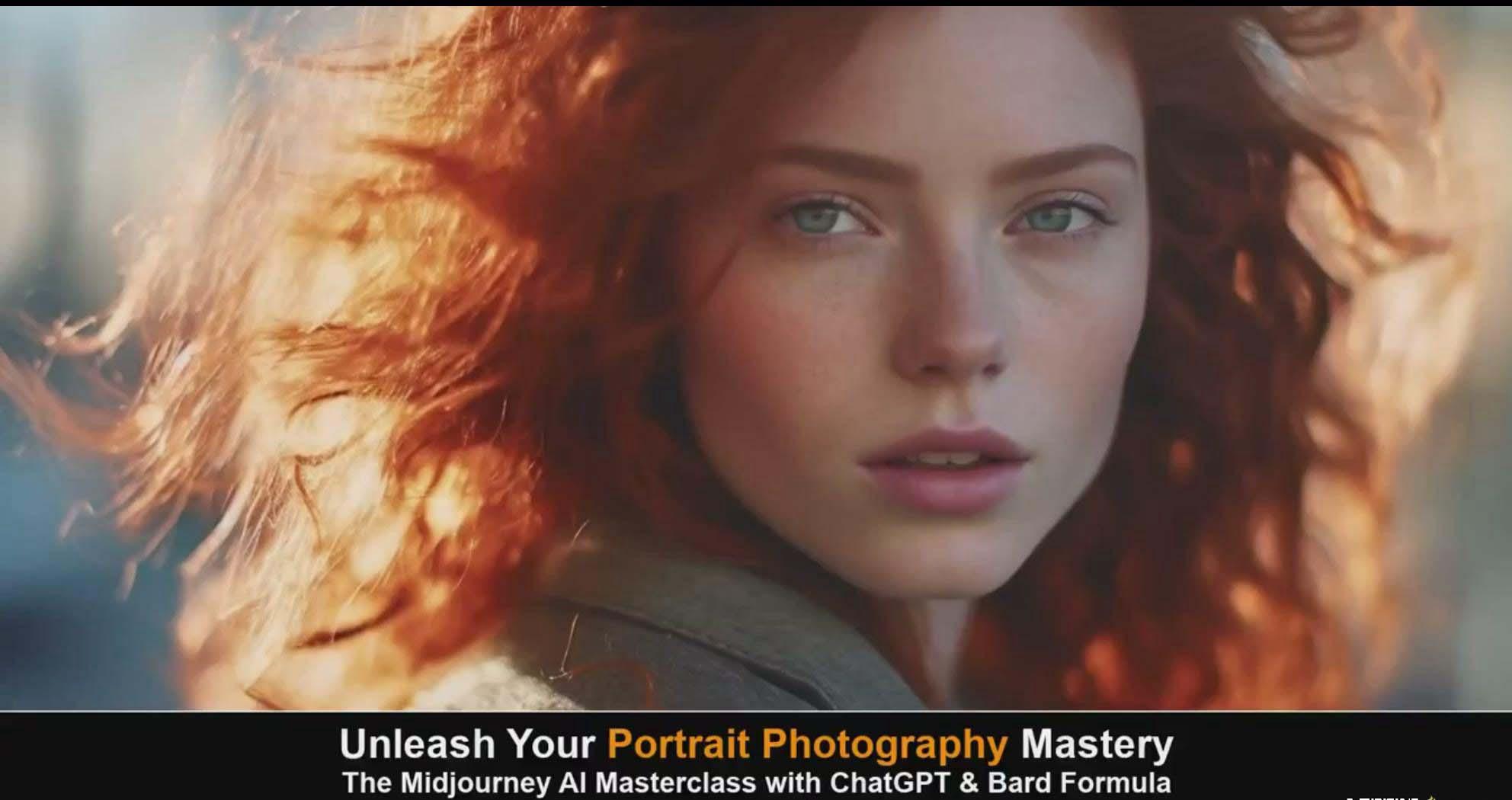 图片[2]-(9312期)Midjourney v5 ChatGPT 和 Bard AI人工智能人像摄影大师班-15节-中英字幕-轻资本网