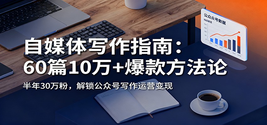 自媒体写作指南：60篇10万+爆款方法论，半年30万粉，解锁公众号写作运营变现-轻资本网