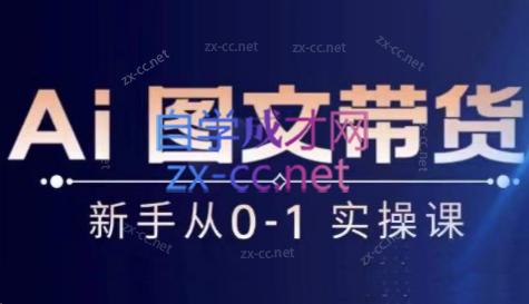 陈陈好物·Ai图文带货实操课-轻资本网