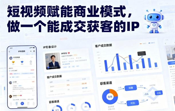 短视频赋能商业模式，做一个能成交获客的IP(更新)-轻资本网